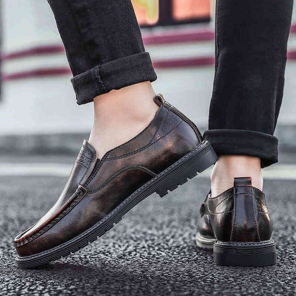dress shoes 2021 youth casual genuine leather loafers men's all-match trend fashion men business moccasins comfortable driving 1umh, Black
dress shoes 2021 youth casual genuine leather loafers men's all-match trend fashion men business moccasins comfortable driving 1umh, Black