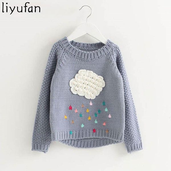 spring autumn children 's clothing clouds sweater jackets girls neck long sleeve sweaters raindrops k1 pullover, Blue
spring autumn children 's clothing clouds sweater jackets girls neck long sleeve sweaters raindrops k1 pullover, Blue