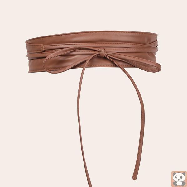 belts women's soft lace-up waist seal ribbon beautiful all-match female waistband, Black;brown
belts women's soft lace-up waist seal ribbon beautiful all-match female waistband, Black;brown