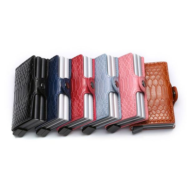 card holders leather double-layer women hasp holder case pink wallet python fashion simple beauty lady bank gift, Brown;gray
card holders leather double-layer women hasp holder case pink wallet python fashion simple beauty lady bank gift, Brown;gray