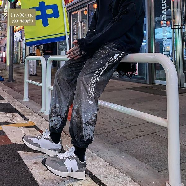 star gradual change printed sports pants men's spring fashion high street corset casual, Black
star gradual change printed sports pants men's spring fashion high street corset casual, Black