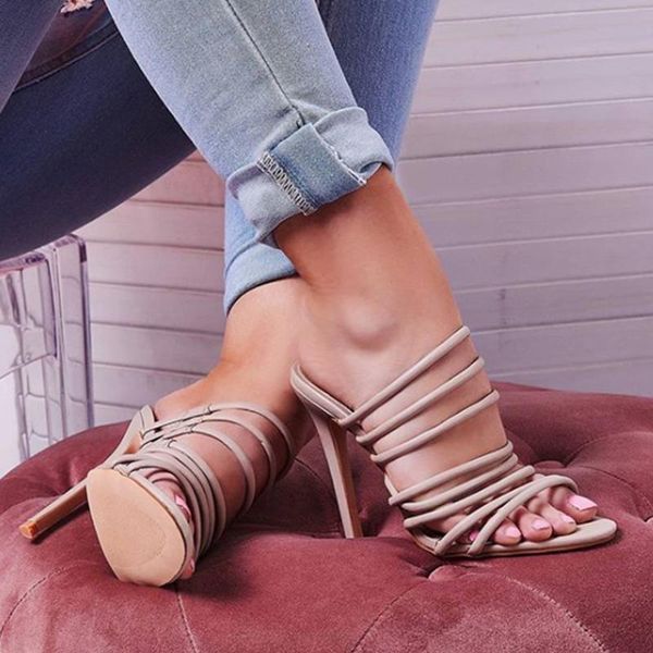 slippers high heels women summer narrow band hollow out gladiator sandals open toe stiletto ladies slides black shoes
slippers high heels women summer narrow band hollow out gladiator sandals open toe stiletto ladies slides black shoes