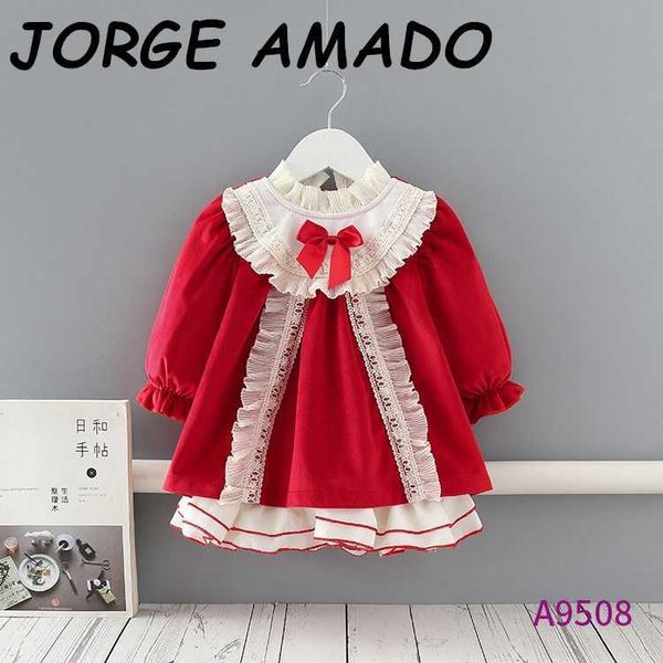 kids dresses for girls red velvet thicken long sleeve princess baby clothes e9508 210610, Red;yellow
kids dresses for girls red velvet thicken long sleeve princess baby clothes e9508 210610, Red;yellow