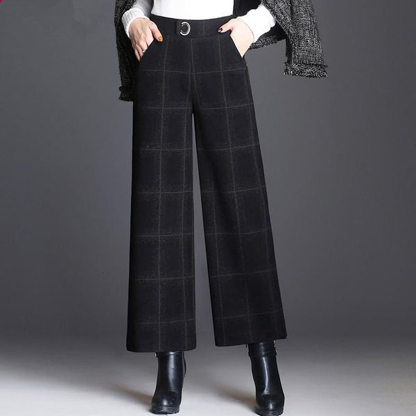 women's pants & capris #1141 autumn woman wide leg women plus size 5xl casual loose ankle-length trousers ladies black cotton pant fema, Black;white
women's pants & capris #1141 autumn woman wide leg women plus size 5xl casual loose ankle-length trousers ladies black cotton pant fema, Black;white