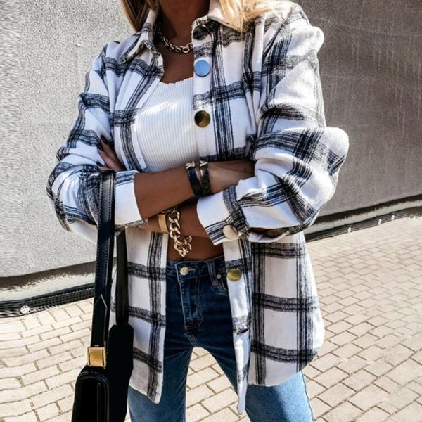 running jackets long plaid shirts women casual sleeve pocket button up collared shirt fitness autumn loose blends check buttons coats, Black;red
running jackets long plaid shirts women casual sleeve pocket button up collared shirt fitness autumn loose blends check buttons coats, Black;red