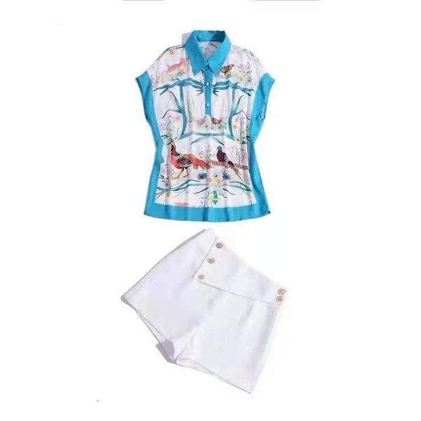 two piece dress european and american women's wear for spring sleeveless animal print shirt white shorts fashion suits egoe
two piece dress european and american women's wear for spring sleeveless animal print shirt white shorts fashion suits egoe