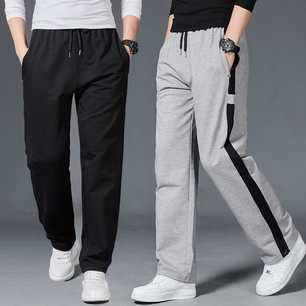 running pants 2021 men's sports loose gym fitness training zipper straight trousers tracksuit jogging sportswear, Black;blue
running pants 2021 men's sports loose gym fitness training zipper straight trousers tracksuit jogging sportswear, Black;blue