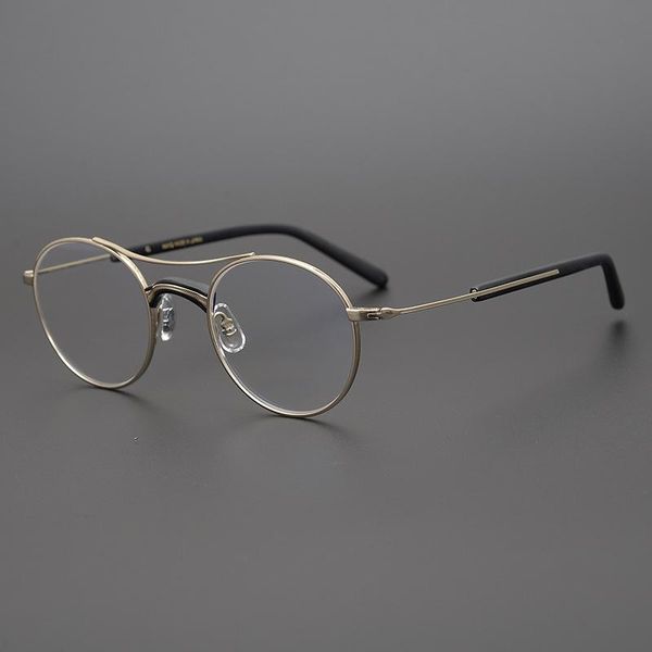 fashion sunglasses frames japanese john lennon handmade small round frame titanium myopia retro prescription glasses ultra-light double beam, Black
fashion sunglasses frames japanese john lennon handmade small round frame titanium myopia retro prescription glasses ultra-light double beam, Black