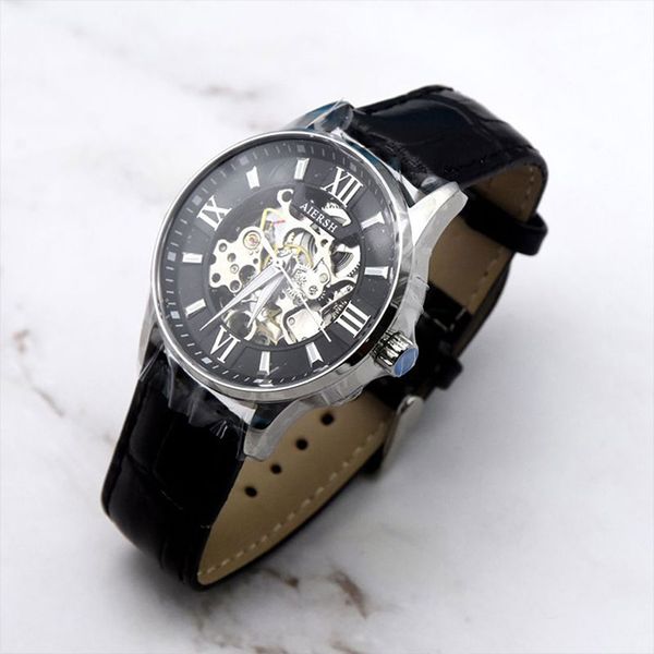 mechanical watches men luxury mark classic ultra-clear mirror waterproof clock montre homme 2021, Slivery;brown
mechanical watches men luxury mark classic ultra-clear mirror waterproof clock montre homme 2021, Slivery;brown