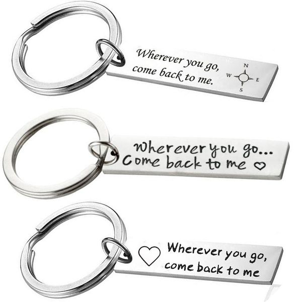 keychains hand stamped wherever you go come back to me - compass keychain key chains -graduation ,boyfriend ,girlfriend gift, Silver
keychains hand stamped wherever you go come back to me - compass keychain key chains -graduation ,boyfriend ,girlfriend gift, Silver