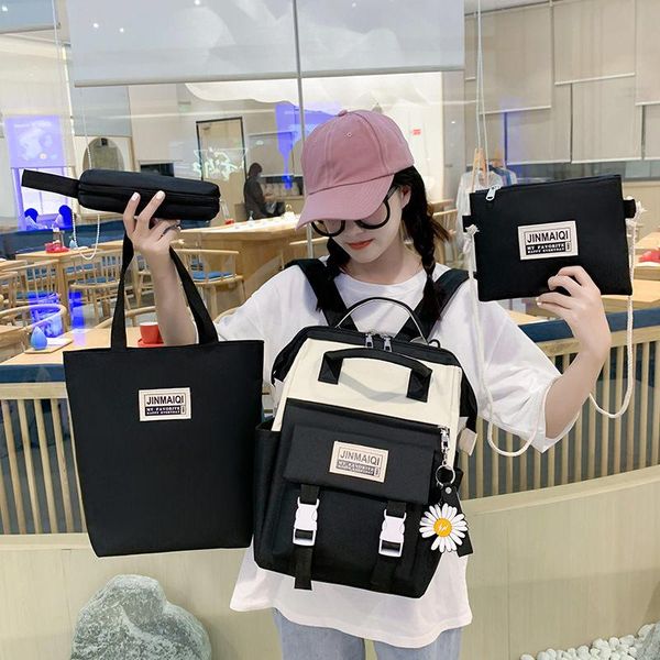 school bags canvas backpack trend women classical teenager girls student schoolbag large capacity rucksack
school bags canvas backpack trend women classical teenager girls student schoolbag large capacity rucksack