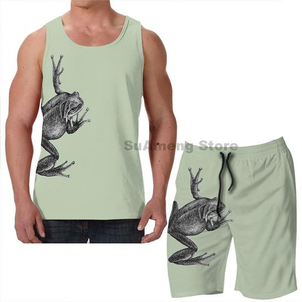 men's tracksuits summer funny print men tank women frog beach shorts sets fitness vest, Gray
men's tracksuits summer funny print men tank women frog beach shorts sets fitness vest, Gray