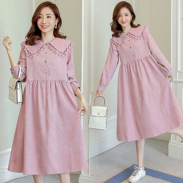 maternity dresses 670# clothes spring autumn long sleeves turn down collar loose stylish dress for pregnant women mom, White
maternity dresses 670# clothes spring autumn long sleeves turn down collar loose stylish dress for pregnant women mom, White