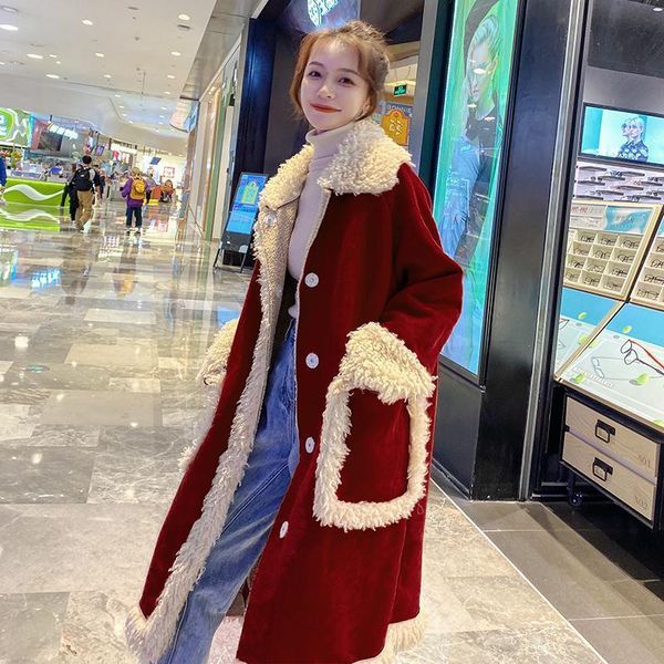 women's down & parkas 2021 women winter fashion lamb patchwork cotton jackets female loose cotton-padded coats ladies long pockets warm, Black
women's down & parkas 2021 women winter fashion lamb patchwork cotton jackets female loose cotton-padded coats ladies long pockets warm, Black