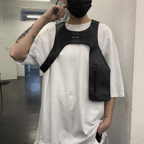 men's vests men irregular punk hip hop leather vest hollow out pu sleeveless jacket man vintage casual cropped waistcoat veste homme, Black;white
men's vests men irregular punk hip hop leather vest hollow out pu sleeveless jacket man vintage casual cropped waistcoat veste homme, Black;white