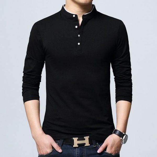 men's t-shirts henley t-shirt men cotton t shirt full sleeve tshirt solid color &tees neck spring autumn, White;black
men's t-shirts henley t-shirt men cotton t shirt full sleeve tshirt solid color &tees neck spring autumn, White;black