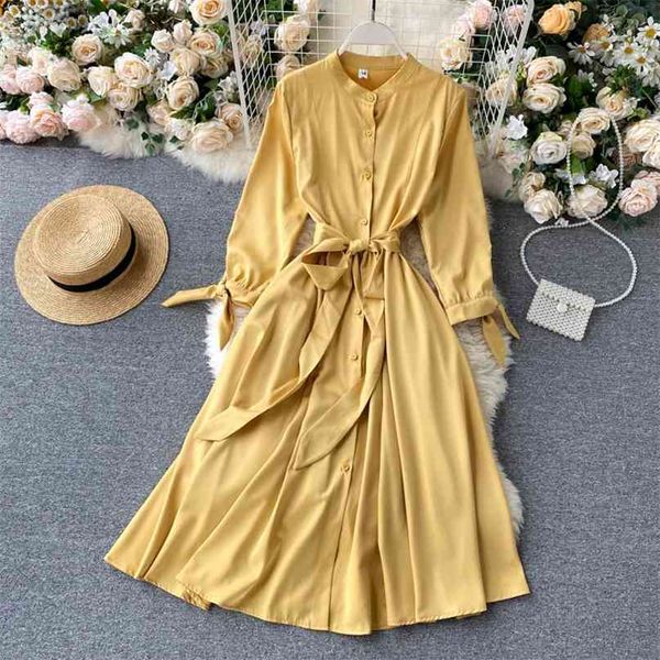 women's elegant round neck buckle lace-up high waist slim fashion dress female autumn solid color vestidos n478 210527, Black;gray
women's elegant round neck buckle lace-up high waist slim fashion dress female autumn solid color vestidos n478 210527, Black;gray