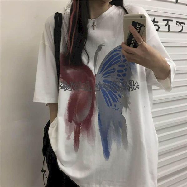 goth oversized tshirt couple t-shirt summer 2021 korean loose short-sleeved women bottoming punk gothic clothes women's, White
goth oversized tshirt couple t-shirt summer 2021 korean loose short-sleeved women bottoming punk gothic clothes women's, White