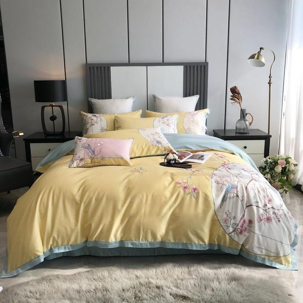 chinoiserie vintage blossom and birds embroidery duvet cover 100%cotton bedding set bed sheet pillowcases king size 4/7pcs sets
chinoiserie vintage blossom and birds embroidery duvet cover 100%cotton bedding set bed sheet pillowcases king size 4/7pcs sets