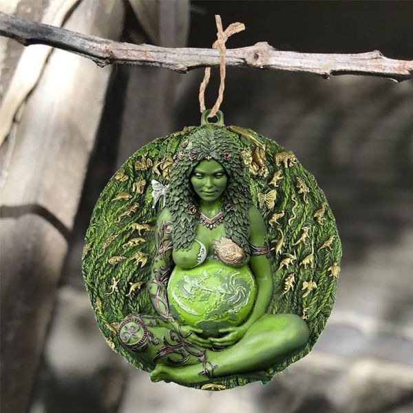 gaia mother earth hanging ornaments pendant resin wooden handmade home garden decorations decorative objects & figurines
gaia mother earth hanging ornaments pendant resin wooden handmade home garden decorations decorative objects & figurines