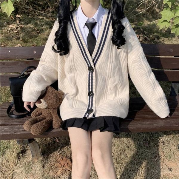 clothing sets anbenser japan school sweater spring autumn v-neck cotton knitted jk uniforms cardigan multicolor student girls cosplay, White
clothing sets anbenser japan school sweater spring autumn v-neck cotton knitted jk uniforms cardigan multicolor student girls cosplay, White