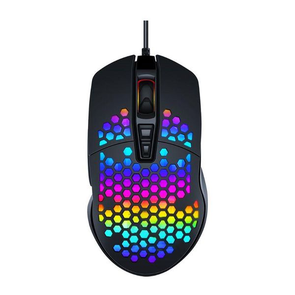 mice lightweight wired gaming mouse hollow honeycomb pattern game with rgb colorful light effect
mice lightweight wired gaming mouse hollow honeycomb pattern game with rgb colorful light effect