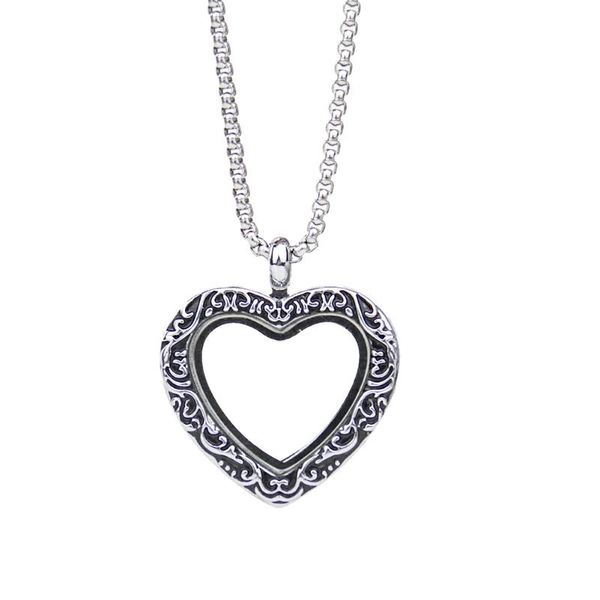 pendant necklaces metal relief heart living lover family memory picture floating glass po locket necklace magnetic urn ash jewelry gift, Silver
pendant necklaces metal relief heart living lover family memory picture floating glass po locket necklace magnetic urn ash jewelry gift, Silver