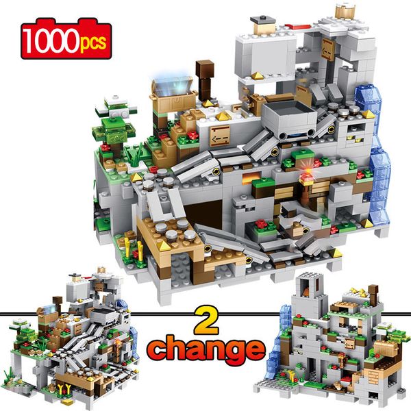 1000pcs building blocks the mountain cave with elevator waterfall figures bricks education toys for children kids gifts 1008
1000pcs building blocks the mountain cave with elevator waterfall figures bricks education toys for children kids gifts 1008