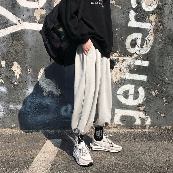 men casual pants plus size 3xl loose solid simple oversize harem pant mens harajuku hip-hop streetwear drawstring thickening new, Black
men casual pants plus size 3xl loose solid simple oversize harem pant mens harajuku hip-hop streetwear drawstring thickening new, Black
