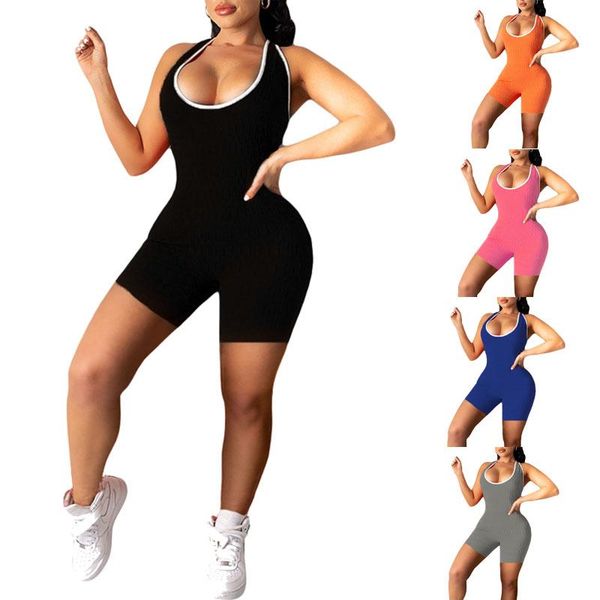 women jumpsuit, adults u-neck sleeveless playsuit one-piece pants sportswear for summer, s//l/xl/xxl style 2021 gym clothing, White;black
women jumpsuit, adults u-neck sleeveless playsuit one-piece pants sportswear for summer, s//l/xl/xxl style 2021 gym clothing, White;black