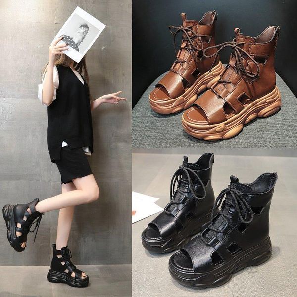 brand 2021 lady platform chunky sandals lace up buckle punk cool women's open toe casual summer shoes woman, Black
brand 2021 lady platform chunky sandals lace up buckle punk cool women's open toe casual summer shoes woman, Black