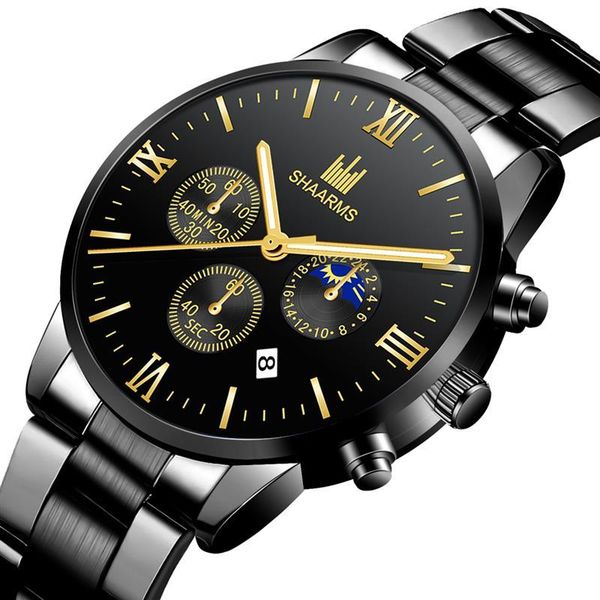 wristwatches men's watches stainless steel band luxury wristwatch casual business date quartz man clock relojes hombre 2021 fashion, Slivery;brown
wristwatches men's watches stainless steel band luxury wristwatch casual business date quartz man clock relojes hombre 2021 fashion, Slivery;brown