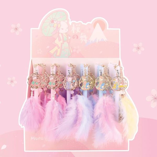 gel pens 36 pcs/lot kawaii feather pendant pen cute 0.5mm black ink neutral promotional gift stationery school supplies
gel pens 36 pcs/lot kawaii feather pendant pen cute 0.5mm black ink neutral promotional gift stationery school supplies