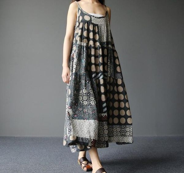 casual dresses dress women clothes summer women's cotton hemp large loose sling print p gegu, Black;gray
casual dresses dress women clothes summer women's cotton hemp large loose sling print p gegu, Black;gray