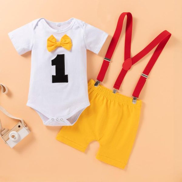 letter print children's sets summer baby boy bow tie romper bodysuit funny first birthday clothes outfits set clothing, White
letter print children's sets summer baby boy bow tie romper bodysuit funny first birthday clothes outfits set clothing, White