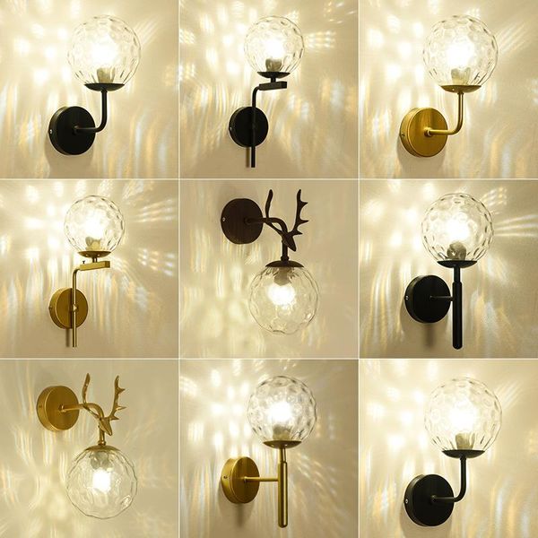 wall lamp nordic clear glass creative metal fashion modern minimalist led light over mirror bathroom bedroom bedside sconce
wall lamp nordic clear glass creative metal fashion modern minimalist led light over mirror bathroom bedroom bedside sconce