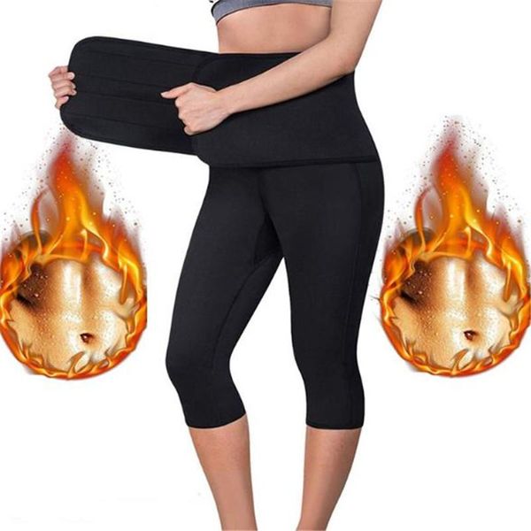women's neoprene sauna slimming pants gym workout thermo waist trainer sweat capris leggings shapers pant, Black;white
women's neoprene sauna slimming pants gym workout thermo waist trainer sweat capris leggings shapers pant, Black;white