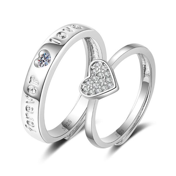 cluster rings 925 silver intertwined love lovers ring men women heart-shaped adjustable jewelry wedding birthday anniversary gift, Golden;silver
cluster rings 925 silver intertwined love lovers ring men women heart-shaped adjustable jewelry wedding birthday anniversary gift, Golden;silver