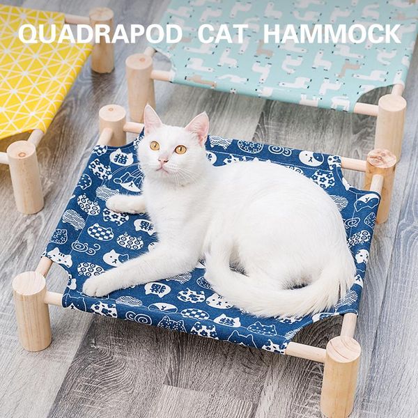 cat beds & furniture solid wood bed hammock off the ground pet camping for cats dogs removable heat proof anti-cool sofa accessories
cat beds & furniture solid wood bed hammock off the ground pet camping for cats dogs removable heat proof anti-cool sofa accessories