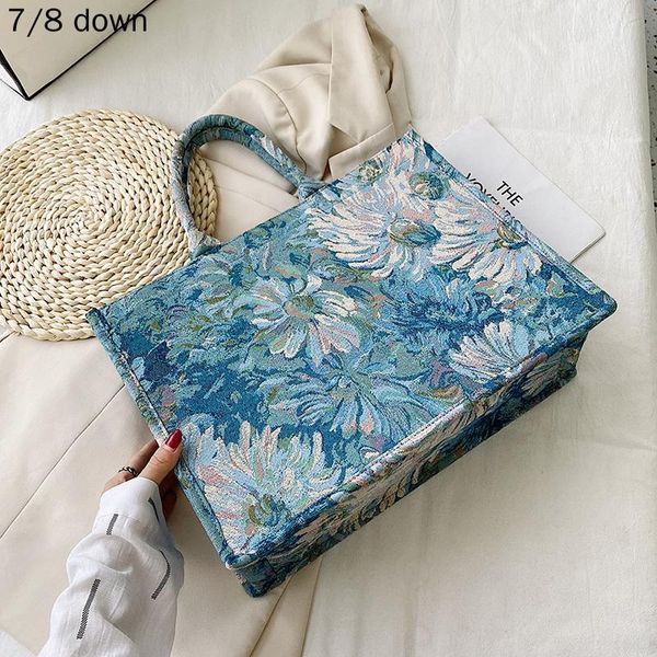 evening bags painting flower large canvas tote 2021 summer trends women's designer handbag high capacity to handle shoulder
evening bags painting flower large canvas tote 2021 summer trends women's designer handbag high capacity to handle shoulder