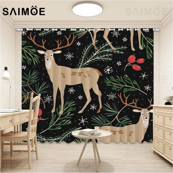 christmas curtain year's curtains 3d deer elk forest tree leaves living room for kids bedroom ultra micro shading & drapes
christmas curtain year's curtains 3d deer elk forest tree leaves living room for kids bedroom ultra micro shading & drapes