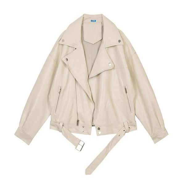 women's jackets fashion chic all match faux leather women casual solid zipper coats fall long sleeve office lady outerwear autumn, Black;brown
women's jackets fashion chic all match faux leather women casual solid zipper coats fall long sleeve office lady outerwear autumn, Black;brown