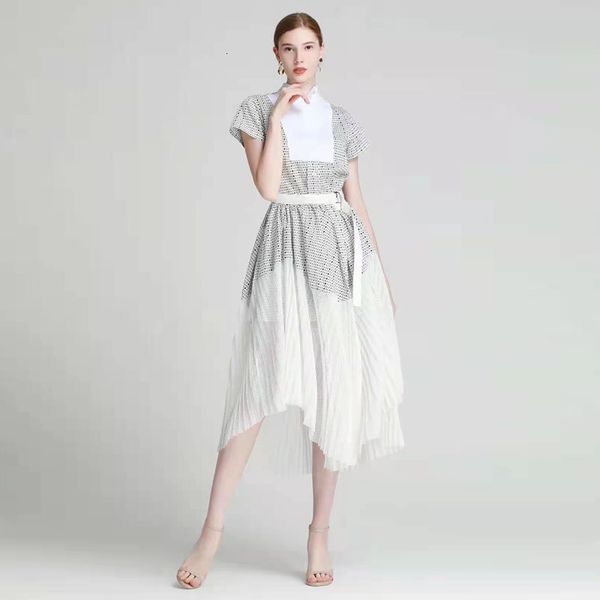 spring runway designer will see short-sleeved women printed letters crochet thin party dress, Black;gray
spring runway designer will see short-sleeved women printed letters crochet thin party dress, Black;gray