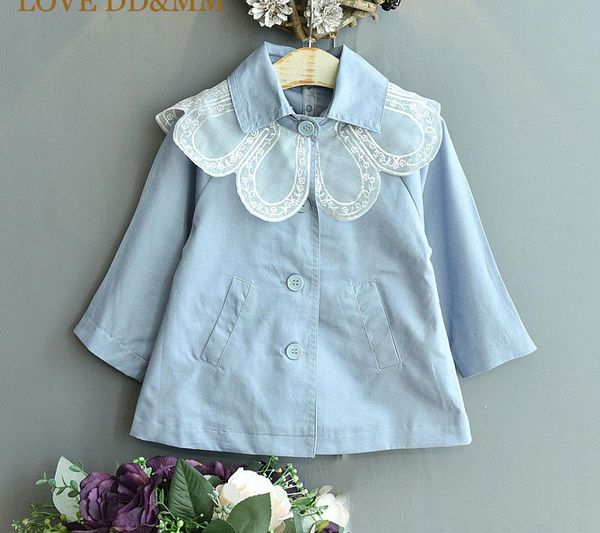 coat love dd&mm girls 2021 autumn sweet style children's wear casual lace collar long-sleeved party kids jacket costume, Blue;gray
coat love dd&mm girls 2021 autumn sweet style children's wear casual lace collar long-sleeved party kids jacket costume, Blue;gray