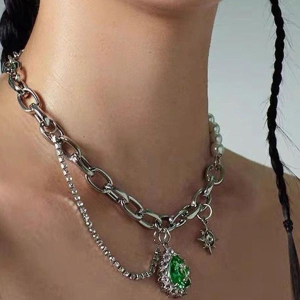 chains stonefans fashion asymmetric necklace multilayer for women trend aesthetic water droplets pendant imitation pearls gift, Silver
chains stonefans fashion asymmetric necklace multilayer for women trend aesthetic water droplets pendant imitation pearls gift, Silver