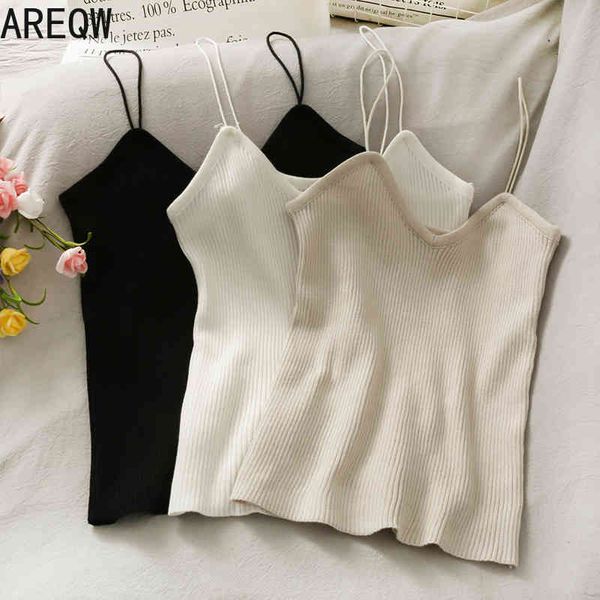 french crowd mind machine short back knitted vest for women solid color versatile slim strap 210507, White
french crowd mind machine short back knitted vest for women solid color versatile slim strap 210507, White