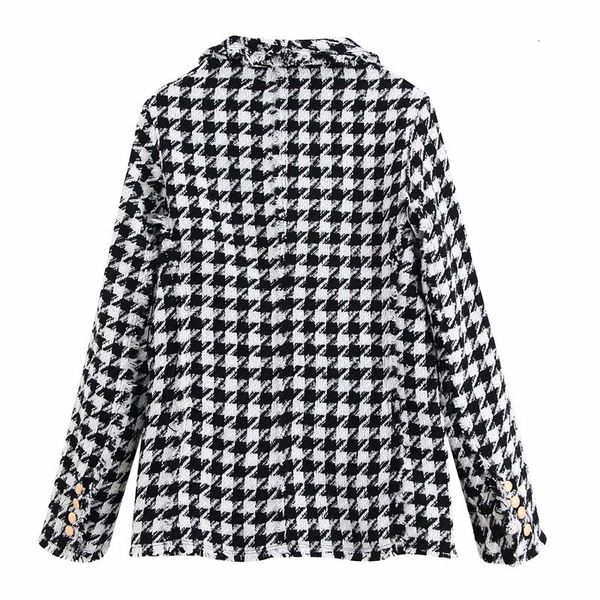 wool retro houndstooth lapel long sleeves women's jacket coat xiaoxiangfeng double bond draw back woolen cloth chic female, Black
wool retro houndstooth lapel long sleeves women's jacket coat xiaoxiangfeng double bond draw back woolen cloth chic female, Black