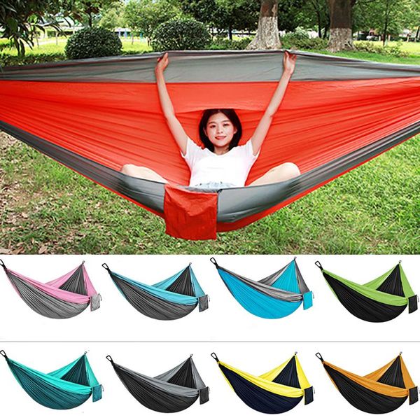 single double hammock bring backpack portable super light camping outdoor safety soft and tear resistant nylon fabric pads
single double hammock bring backpack portable super light camping outdoor safety soft and tear resistant nylon fabric pads