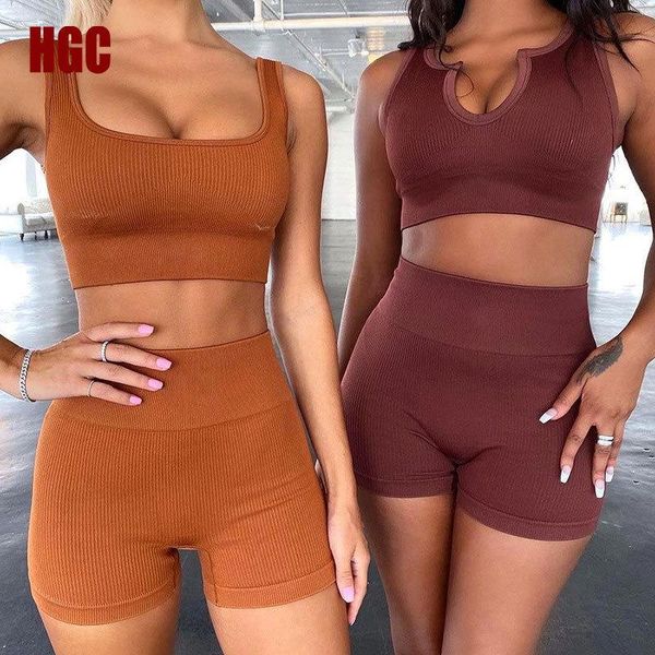 yoga outfit hgc seamless suit 2 piece set women sportwear knitting gym workout running sports bra short u-neck fitness tracksuit
yoga outfit hgc seamless suit 2 piece set women sportwear knitting gym workout running sports bra short u-neck fitness tracksuit