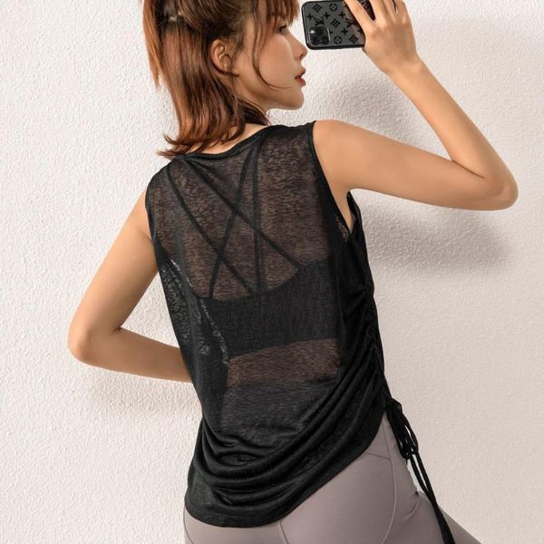 yoga outfit women sport vest loose thin see-through shirt running fitness sleeveless t-shirt quick dry tank gym workout tee blouse
yoga outfit women sport vest loose thin see-through shirt running fitness sleeveless t-shirt quick dry tank gym workout tee blouse